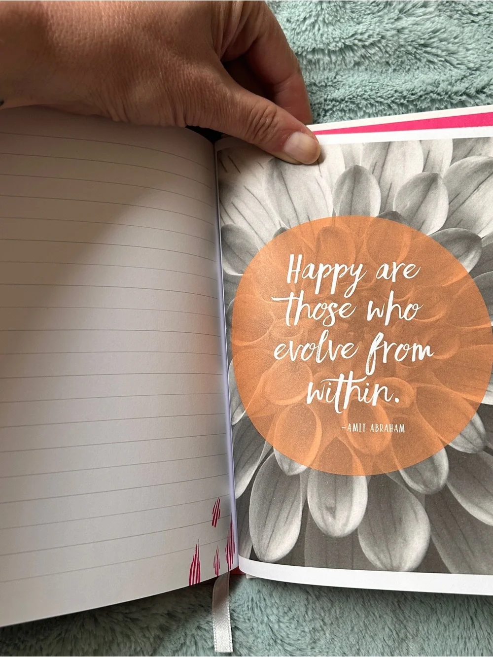 Unused - Finding Gratitude Journal with ribbon bookmark from Anthropologie